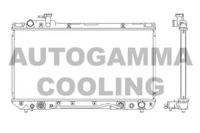 Радиатор, охлаждение двигателя AUTOGAMMA купить