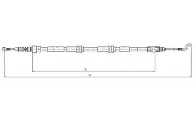 Трос, стояночная тормозная система TEXTAR купить