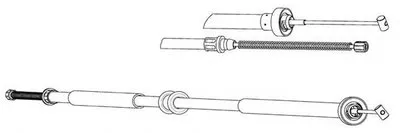 Трос, стояночная тормозная система FERODO купить