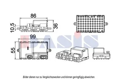 Регулятор, вентилятор салона AKS DASIS купить