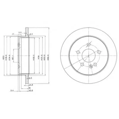 Тормозной диск DELPHI купить