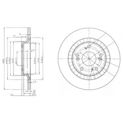 Тормозной диск DELPHI купить