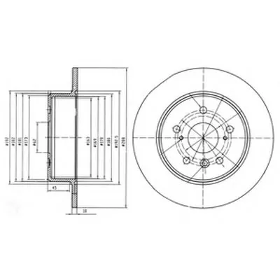 Тормозной диск DELPHI купить