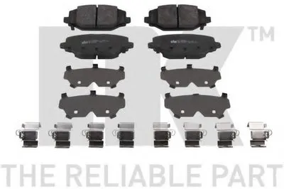 Комплект тормозных колодок, дисковый тормоз NK купить