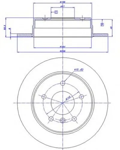 Тормозной диск CAR купить