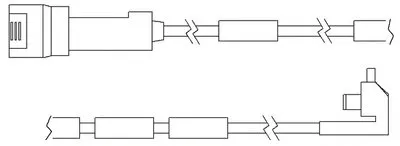 Сигнализатор, износ тормозных колодок KAWE купить