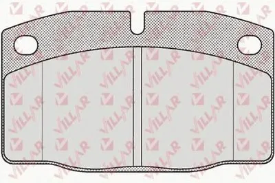 Комплект тормозных колодок, дисковый тормоз VILLAR купить