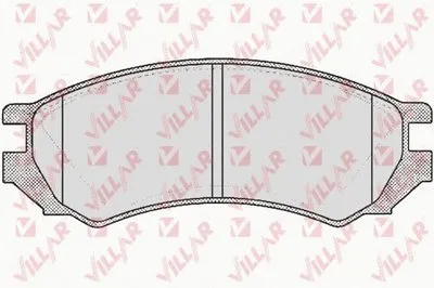 Комплект тормозных колодок, дисковый тормоз VILLAR купить
