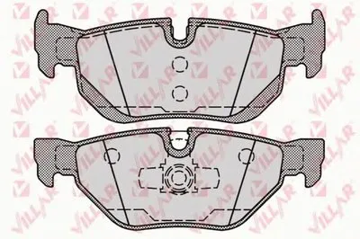 Комплект тормозных колодок, дисковый тормоз VILLAR купить