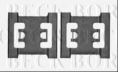 Комплектующие, колодки дискового тормоза BORG & BECK купить