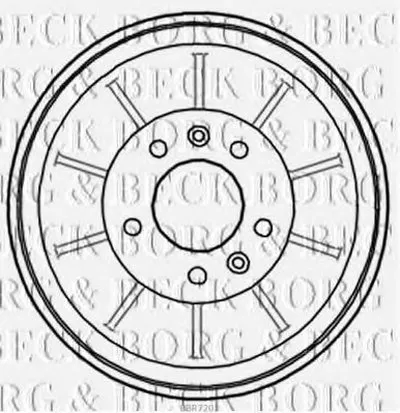 Тормозной барабан BORG & BECK купить
