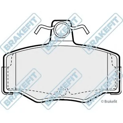 Комплект тормозных колодок, дисковый тормоз Brake Fit APEC braking купить
