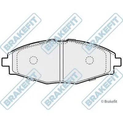 Комплект тормозных колодок, дисковый тормоз Brake Fit APEC braking купить