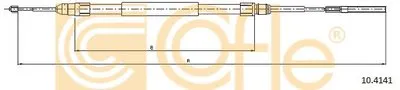 Трос, стояночная тормозная система COFLE купить