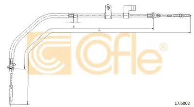 Трос, стояночная тормозная система COFLE купить