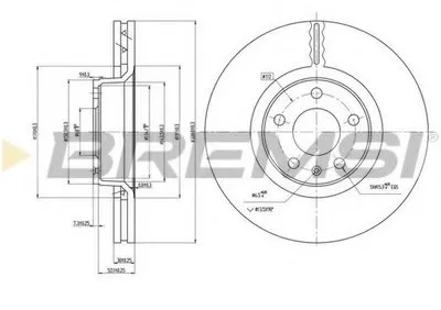 Тормозной диск BREMSI купить