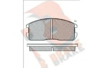 Комплект тормозных колодок, дисковый тормоз R BRAKE купить