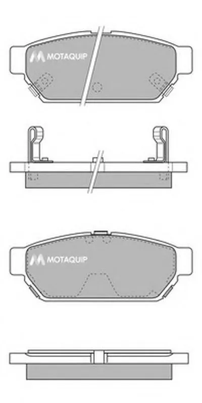 Комплект тормозных колодок, дисковый тормоз MOTAQUIP купить