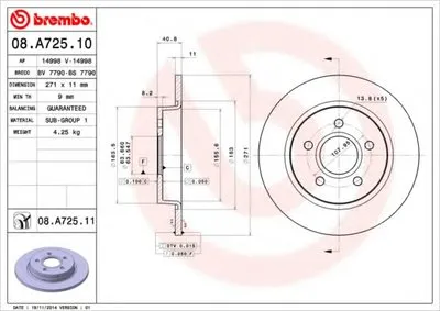 Тормозной диск BREMBO купить