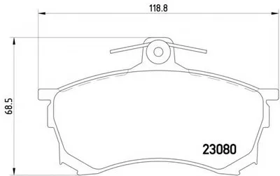 Комплект тормозных колодок, дисковый тормоз HELLA купить