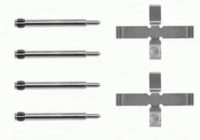 Комплектующие, колодки дискового тормоза HELLA купить