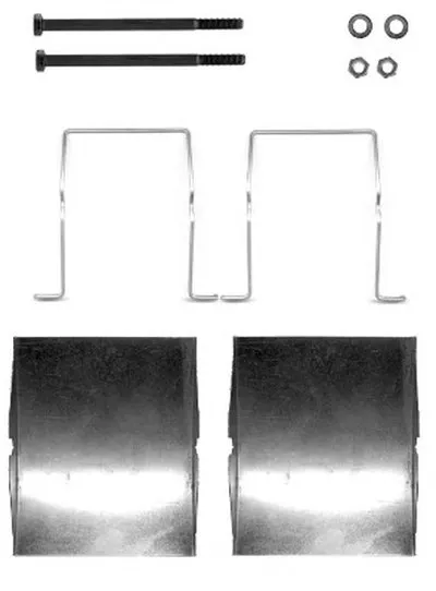 Комплектующие, колодки дискового тормоза HELLA купить