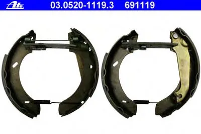 Комплект тормозных колодок Original ATE TopKit ATE купить