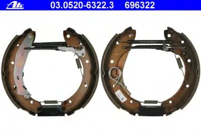 Комплект тормозных колодок Original ATE TopKit ATE купить