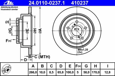 Тормозной диск ATE купить