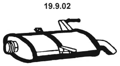 Глушитель выхлопных газов конечный EBERSPÄCHER купить