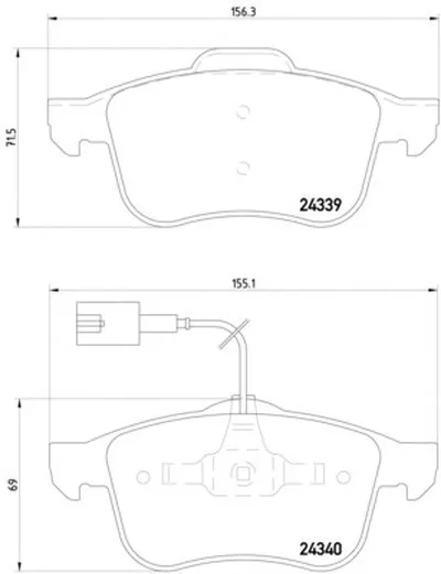 Комплект тормозных колодок, дисковый тормоз HELLA PAGID купить