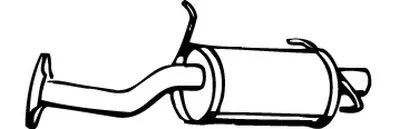 Глушитель выхлопных газов конечный WALKER купить