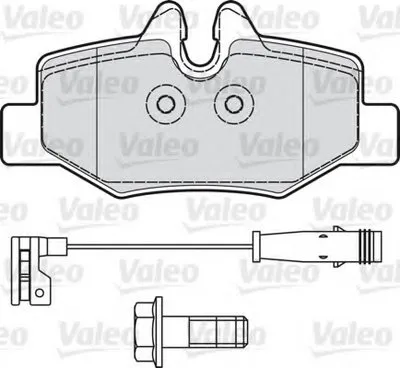 Комплект тормозных колодок, дисковый тормоз VALEO купить