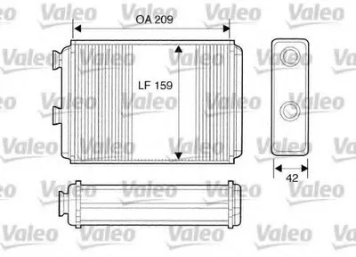 Теплообменник, отопление салона VALEO купить