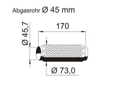 Гофрированная труба, выхлопная система; Гофрированная труба, выхлопная система 