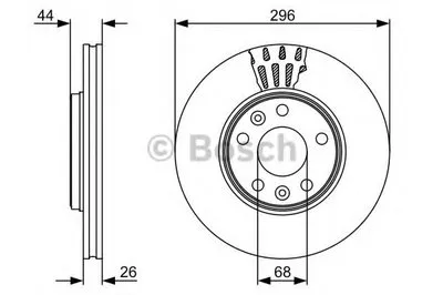 Тормозной диск BOSCH купить