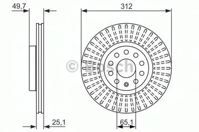 Тормозной диск BOSCH купить