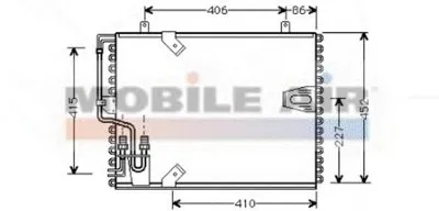 Конденсатор, кондиционер VAN WEZEL купить