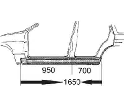 Накладка порога VAN WEZEL купить