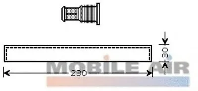 Осушитель, кондиционер VAN WEZEL купить