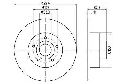 Тормозной диск PRO HELLA PAGID купить
