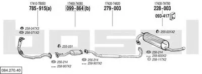 Система выпуска ОГ BOSAL купить