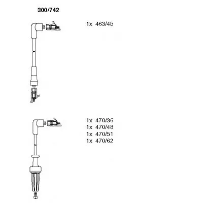 Комплект проводов зажигания BREMI купить