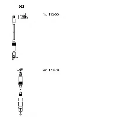 Комплект проводов зажигания BREMI купить