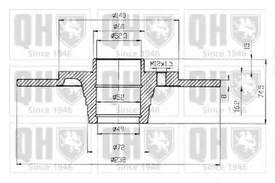 Тормозной диск QUINTON HAZELL купить