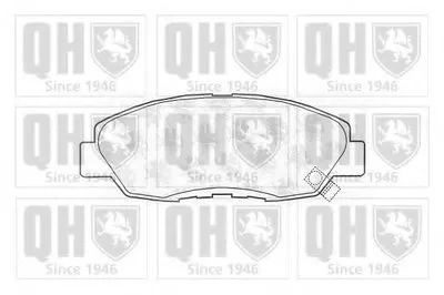 Комплект тормозных колодок, дисковый тормоз QUINTON HAZELL купить