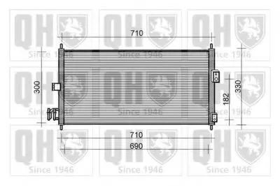 Конденсатор, кондиционер QUINTON HAZELL купить