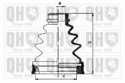 Комплект пылника, приводной вал QUINTON HAZELL купить
