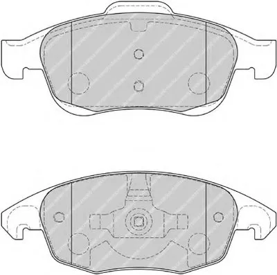 Комплект тормозных колодок, дисковый тормоз PREMIER FERODO купить
