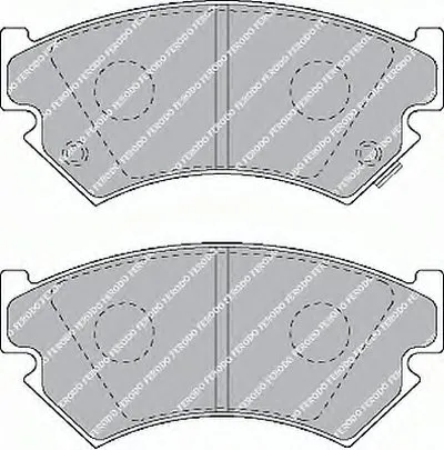 Комплект тормозных колодок, дисковый тормоз PREMIER FERODO купить